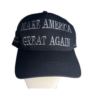 MAGA Hat Make America Great Again Hat Donald Trump Black Cap USA Flag Unbranded